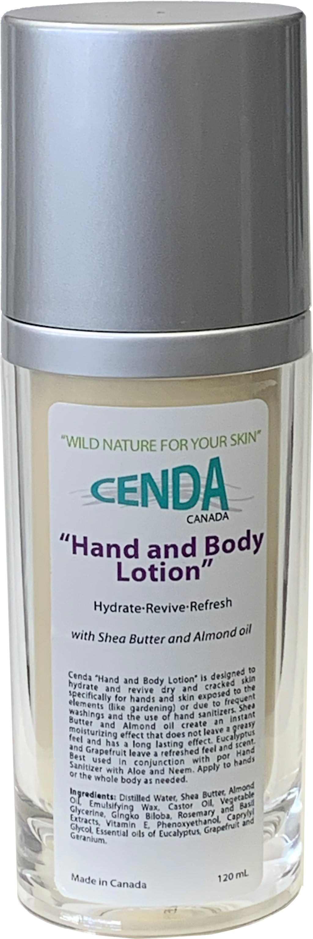 Hand and Body Lotion with Shea Butter - 120 mL