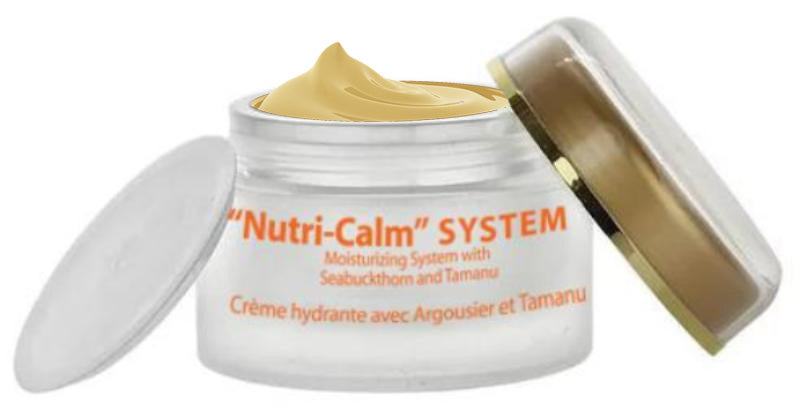 "Nutri-Calm" System Moisturizing Face cream with Sea buckthorn fruit and Tamanu oils